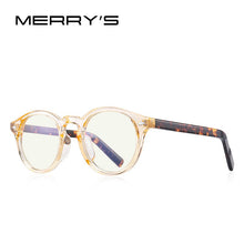 Load image into Gallery viewer, MERRYS DESIGN Retro Oval Ray Blue Light Blocking Glasses For Men Women Anti-Blue Light Round Transpare Glasses S2303