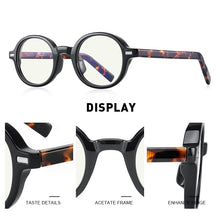 Load image into Gallery viewer, MERRYS DESIGN Retro Oval Ray Blue Light Blocking Glasses For Men Women Vintage Anti-Blue Light Gaming Computer Glasses S2302FLG