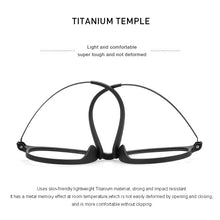Load image into Gallery viewer, MERRYS DESIGN Retro Round Glasses Frame For Men Women Pure Titanium Ultra-Light And Comfortable TR90 Optics Eyeglasses S2050