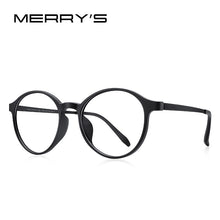 Load image into Gallery viewer, MERRYS DESIGN Retro Round Glasses Frame For Men Women Pure Titanium Ultra-Light And Comfortable TR90 Optics Eyeglasses S2050