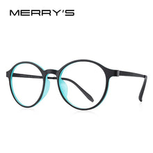 Load image into Gallery viewer, MERRYS DESIGN Retro Round Glasses Frame For Men Women Pure Titanium Ultra-Light And Comfortable TR90 Optics Eyeglasses S2050