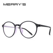 Load image into Gallery viewer, MERRYS DESIGN Retro Round Glasses Frame For Men Women Pure Titanium Ultra-Light And Comfortable TR90 Optics Eyeglasses S2050