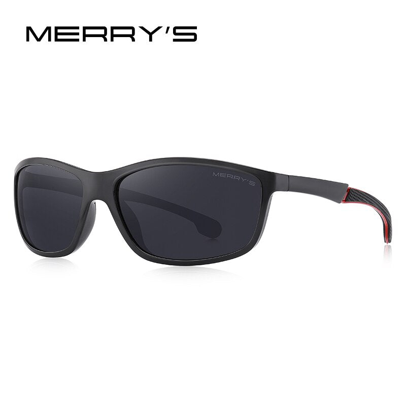 MERRYS DESIGN Square Polarized Sunglasses For Men TR90 Frame Driving Sun Glasses Male Fishing Goggle UV400 S3113