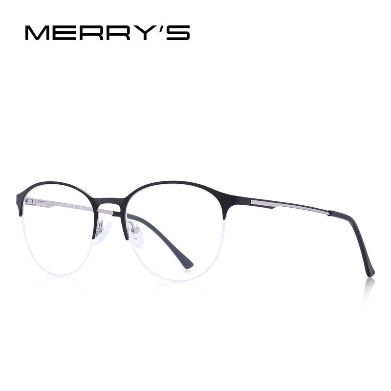 MERRYS DESIGN Unisex Trending Oval Glasses Frame Men/Women Myopia Prescription Half Optical Eyeglasses S2042