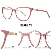 Load image into Gallery viewer, MERRYS DESIGN Women Acetate Cat Eye Glasses Frames  Eyewear Retro Ladies Optica Prescription Glasses Frames S2620