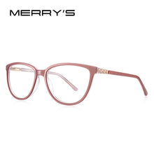 Load image into Gallery viewer, MERRYS DESIGN Women Acetate Cat Eye Glasses Frames  Eyewear Retro Ladies Optica Prescription Glasses Frames S2620