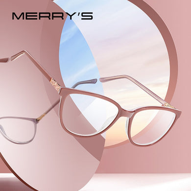 MERRYS DESIGN Women Acetate Cat Eye Glasses Frames Eyewear Retro Ladies Optica Prescription Glasses Frames S2620