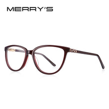 Load image into Gallery viewer, MERRYS DESIGN Women Acetate Cat Eye Glasses Frames  Eyewear Retro Ladies Optica Prescription Glasses Frames S2620