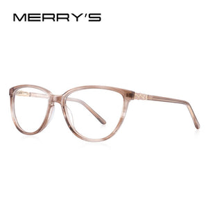 MERRYS DESIGN Women Acetate Cat Eye Glasses Frames  Eyewear Retro Ladies Optica Prescription Glasses Frames S2620