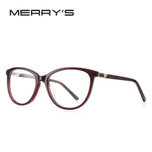 Carica l&#39;immagine nel visualizzatore di Gallery, MERRYS DESIGN Women Acetate Glasses Frame Cat Eye Eyewear Optics Frame  Prescription Glasses Frames Optical Eyewear S2094