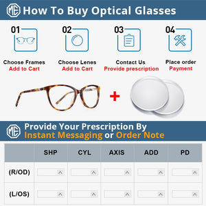 MERRYS DESIGN Women Acetate Glasses Frame Cat Eye Eyewear Optics Frame  Prescription Glasses Frames Optical Eyewear S2094