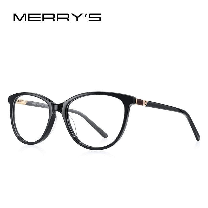 MERRYS DESIGN Women Acetate Glasses Frame Cat Eye Eyewear Optics Frame  Prescription Glasses Frames Optical Eyewear S2094