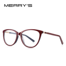 Load image into Gallery viewer, MERRYS DESIGN Women Acetate Glasses Frames Cat Eye Eyewear Vintage Optics Frame Prescription Glasses Optical Eyewear S2617