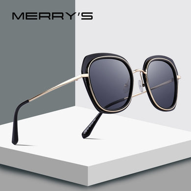 MERRYS DESIGN Women Brand Designer Sunglasses Ladies Polarized Sun Glasses Metal Temple UV400 Protection S6220
