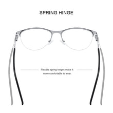 Carica l&#39;immagine nel visualizzatore di Gallery, MERRYS DESIGN Women Cat Eye Glasses Frame Ladies Eyeglasses Retro Half Frame Myopia Prescription Optical Eyewear S2142