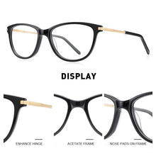 Carica l&#39;immagine nel visualizzatore di Gallery, MERRYS DESIGN Women Cat Eye Glasses Frames Acetate Eyewear Vintage Optics Frame Prescription Glasses Optical Eyewear S2279