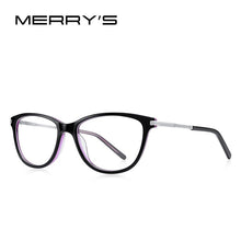 Carica l&#39;immagine nel visualizzatore di Gallery, MERRYS DESIGN Women Cat Eye Glasses Frames Acetate Eyewear Vintage Optics Frame Prescription Glasses Optical Eyewear S2279
