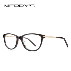 MERRYS DESIGN Women Cat Eye Glasses Frames Acetate Eyewear Vintage Optics Frame Prescription Glasses Optical Eyewear S2279