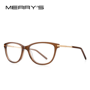 MERRYS DESIGN Women Cat Eye Glasses Frames Acetate Eyewear Vintage Optics Frame Prescription Glasses Optical Eyewear S2279