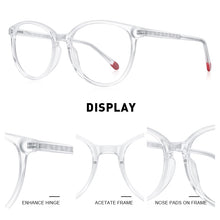Load image into Gallery viewer, MERRYS DESIGN Women Cat Eye Glasses Frames Acetate Eyewear Retro Ladies Optica Prescription Glasses Frames S2316