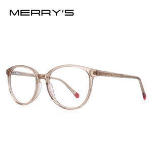 MERRYS DESIGN Women Cat Eye Glasses Frames Acetate Eyewear Retro Ladies Optica Prescription Glasses Frames S2316