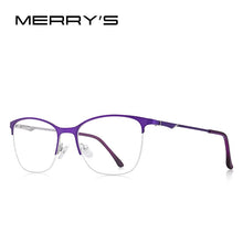 Carica l&#39;immagine nel visualizzatore di Gallery, MERRYS DESIGN Women Cat Eye Glasses Half Frame Ladies  Trending Eyewear Myopia Prescription Optical Glasses S2006