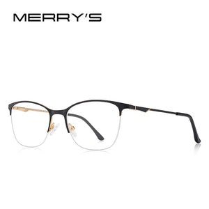MERRYS DESIGN Women Cat Eye Glasses Half Frame Ladies Trending Eyewear Myopia Prescription Optical Glasses S2006