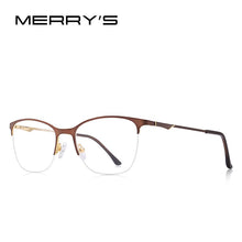 Carica l&#39;immagine nel visualizzatore di Gallery, MERRYS DESIGN Women Cat Eye Glasses Half Frame Ladies  Trending Eyewear Myopia Prescription Optical Glasses S2006