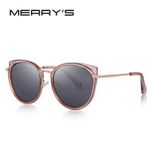 Load image into Gallery viewer, MERRYS DESIGN Women Cat Eye Sunglasses Ladies Polarized Sun glasses Metal Temple UV400 Protection S6227