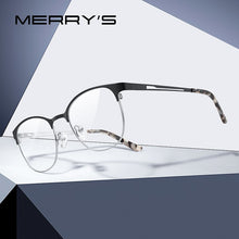 Load image into Gallery viewer, MERRYS DESIGN Women Classic Oval Glasses Frame Ultralight Titanium Alloy Optical Myopia Prescription Eyeglasses S2386