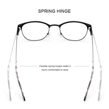 Load image into Gallery viewer, MERRYS DESIGN Women Classic Oval Glasses Frame Ultralight Titanium Alloy Optical Myopia Prescription Eyeglasses S2386