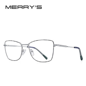 MERRYS DESIGN Women Classic Retro Glasses Frame Ultralight Titanium Alloy Glasses Myopia Prescription Eyeglasses S2401