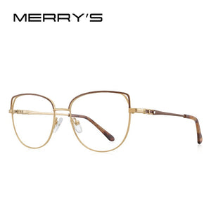 MERRYS DESIGN Women Classic Retro Glasses Frame Cat Eye Glasses Myopia Prescription Eyeglasses S2704