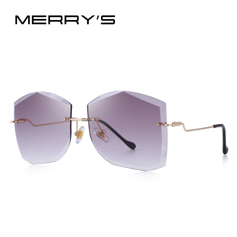 MERRYS DESIGN Women Classic Rimless Gradient Sunglasses 100% UV Protection S6280
