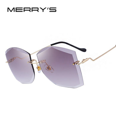 MERRYS DESIGN Women Classic Rimless Gradient Sunglasses 100% UV Protection S6280