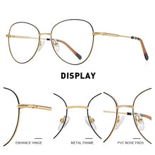 Load image into Gallery viewer, MERRYS DESIGN Women Classic Titanium Alloy Retro Oval Glasses Frames  Frame Eyeglasses Ultralight Frame S2702