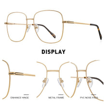 Load image into Gallery viewer, MERRYS DESIGN Women Classic Titanium Alloy Retro Oversized Glasses Frames  Frame Eyeglasses Ultralight Frame S2156