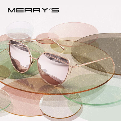 MERRYS DESIGN Women Classic Twin-Beams Cat Eye Sunglasses UV400 Protection S7882N