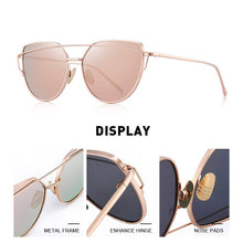 Load image into Gallery viewer, MERRYS DESIGN Women Classic Twin-Beams Cat Eye Sunglasses UV400 Protection S7882N