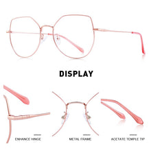 Carica l&#39;immagine nel visualizzatore di Gallery, MERRYS DESIGN Women Blue Light Blocking Optical Frames Ultralight Cat Eye Myopia Prescription Eyeglasses S2025