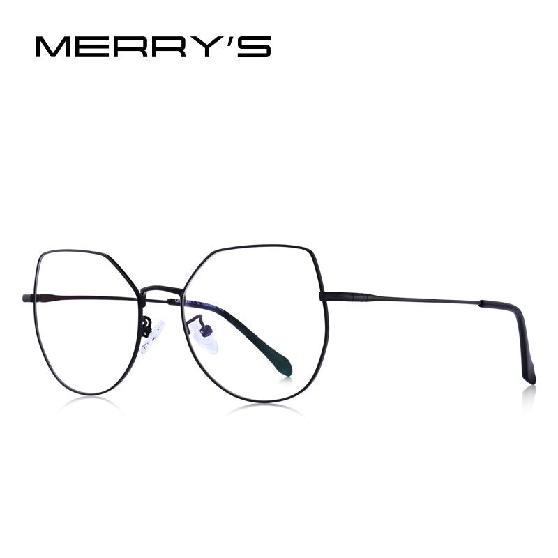 MERRYS DESIGN Women Blue Light Blocking Optical Frames Ultralight Cat Eye Myopia Prescription Eyeglasses S2025