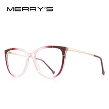 Load image into Gallery viewer, MERRYS DESIGN Women  Cat Eye Glasses Frame Ladies Retro Eyeglasses Myopia Prescription Optical Eyewear S2247