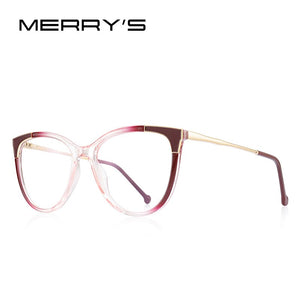 MERRYS DESIGN Women  Cat Eye Glasses Frame Ladies Retro Eyeglasses Myopia Prescription Optical Eyewear S2247