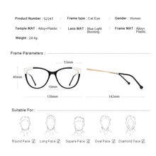 Carica l&#39;immagine nel visualizzatore di Gallery, MERRYS DESIGN Women Cat Eye Glasses Frame Ladies Retro Eyeglasses Myopia Prescription Optical Eyewear S2247