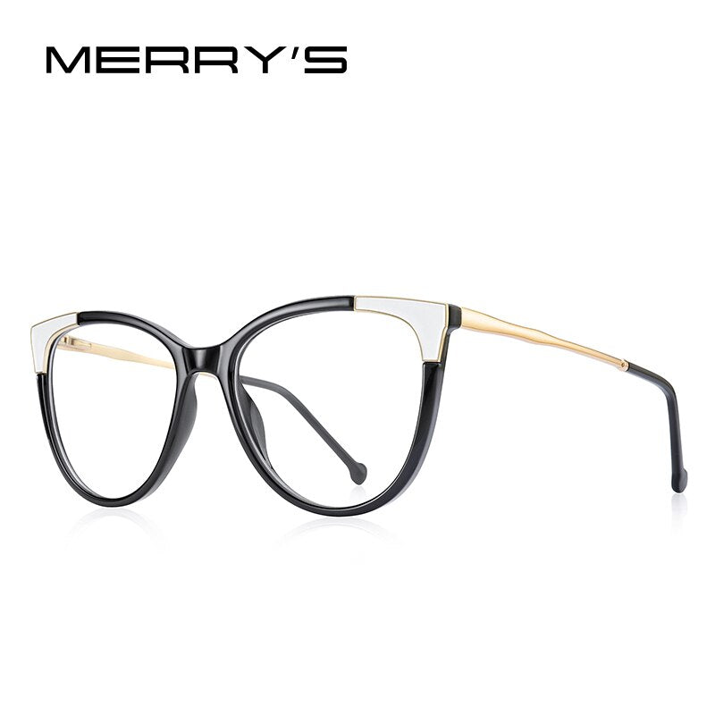 MERRYS DESIGN Women Cat Eye Glasses Frame Ladies Retro Eyeglasses Myopia Prescription Optical Eyewear S2247