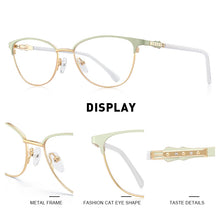 Load image into Gallery viewer, MERRYS DESIGN Women Cat Eye Glasses Frame Retro Eyeglasses Myopia Prescription Optical Eyewear S2117