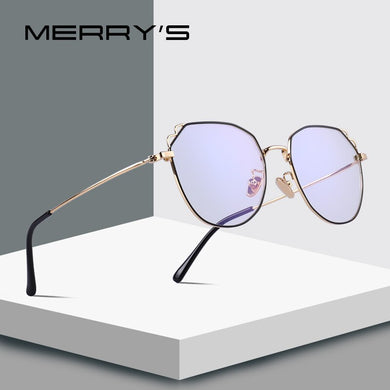 MERRYS DESIGN Occhiali da vista Cat Eye da donna Occhiali da vista retrò con blocco della luce blu S2096 