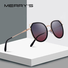 Load image into Gallery viewer, MERRYS DESIGN Women Cat Eye Polarized Sunglasses Gradient Lens Metal Temple 100% UV Protection S6176