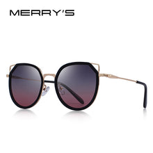 Load image into Gallery viewer, MERRYS DESIGN Women Cat Eye Polarized Sunglasses Gradient Lens Metal Temple 100% UV Protection S6176