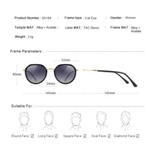 Load image into Gallery viewer, MERRYS DESIGN Women  Cat Eye Polarized Sunglasses Ladies  Brand Trending Sun glasses UV400 Protection S6184